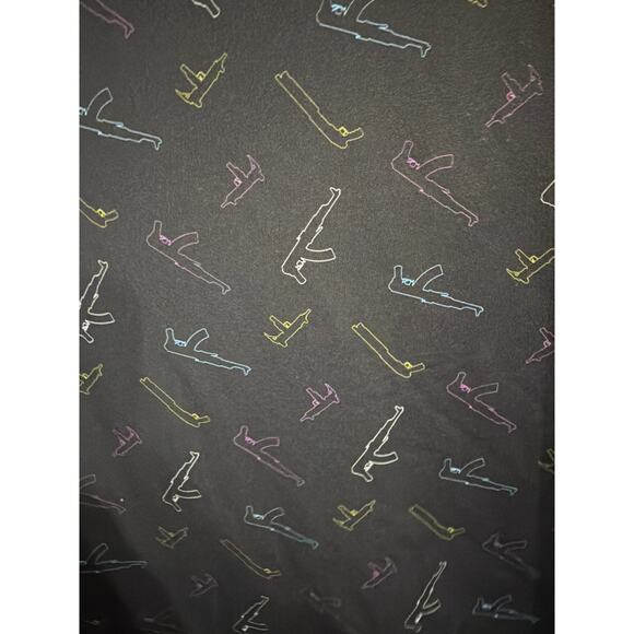 Dixxon Big Men's Pew Pew Party Polo Black Party Shirt Size 4X - Picture 3 of 5